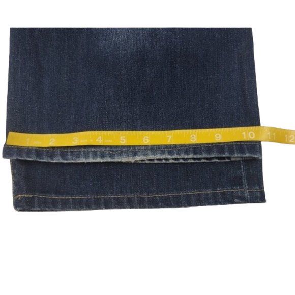 Marc Ecko Jeans Men's Well Hung Relaxed Boot 27" Inseam Med Wash Blue Denim - Picture 8 of 11